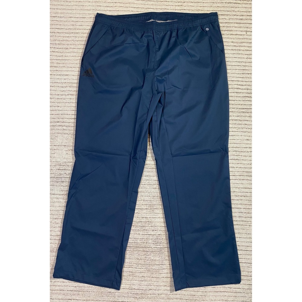 Adidas Mens Provisional Golf Pants Crew Navy Blue XL HF9125 New - Picture 2 of 8